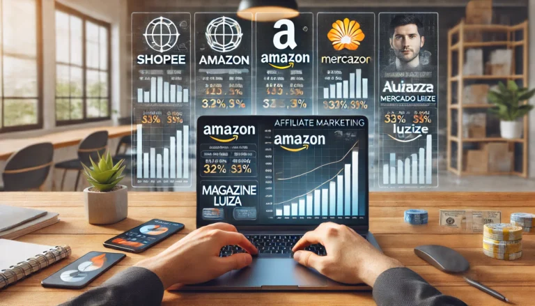 Qual o Melhor Programa de Afiliados: Shopee, Amazon, Mercado Livre ou Magazine Luiza?