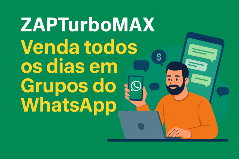ZAPTurboMAX® – Venda todos os dias em Grupos do WhatsApp
