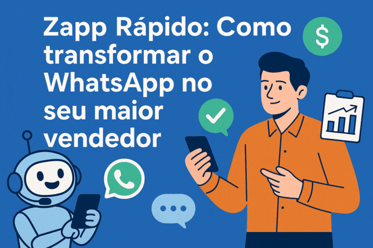 Zapp Rápido: Como transformar o WhatsApp no seu maior vendedor