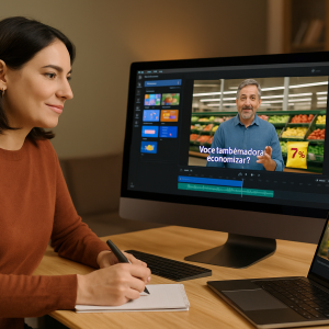 Como Criar Vídeos Publicitários com Veo 3 e Canva
